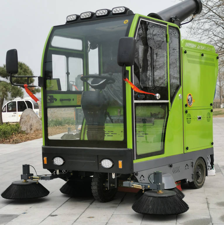 金昌道路清洁广泛应用电动环卫清扫车